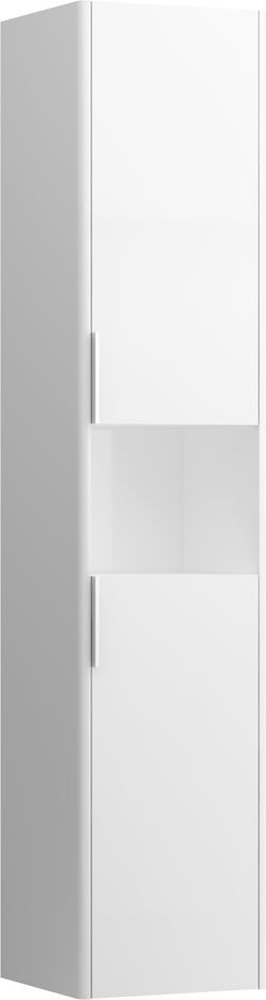 H4026921102621 Шкафчик высокий - правый с двумя дверцами и открытой полкой LAUFEN PRO