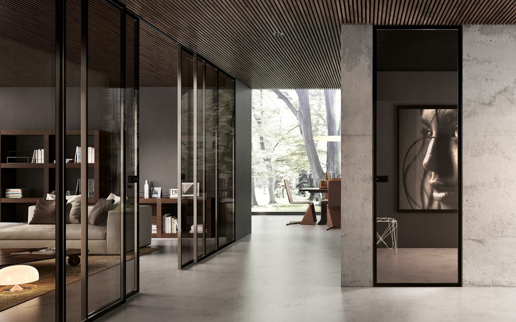 Стеклянная дверь GAROFOLI Bisystem ARCH-00120872 - Вид №5