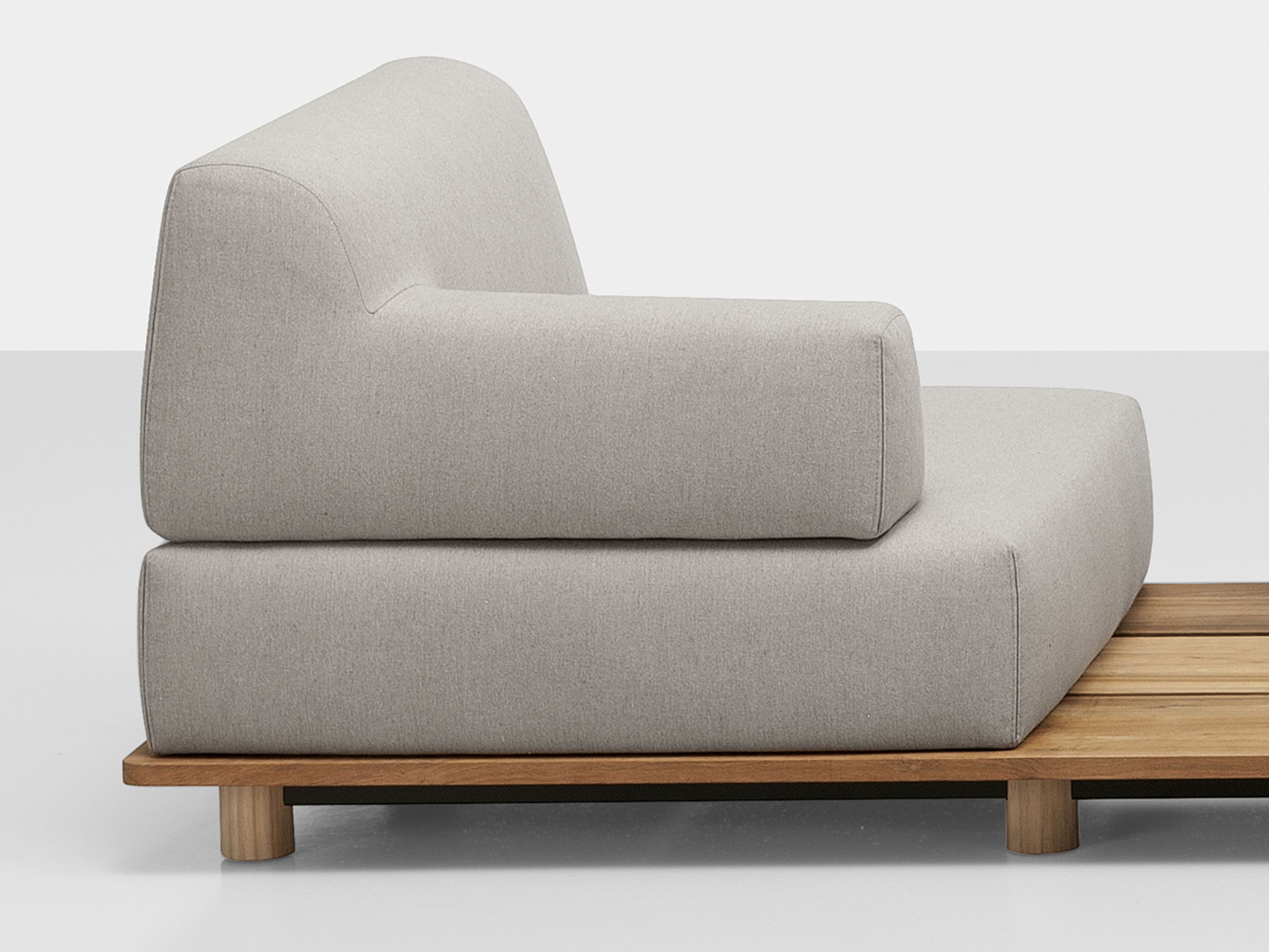 Угловое садовое кресло из ткани Kristalia сцена ARCH-00125022