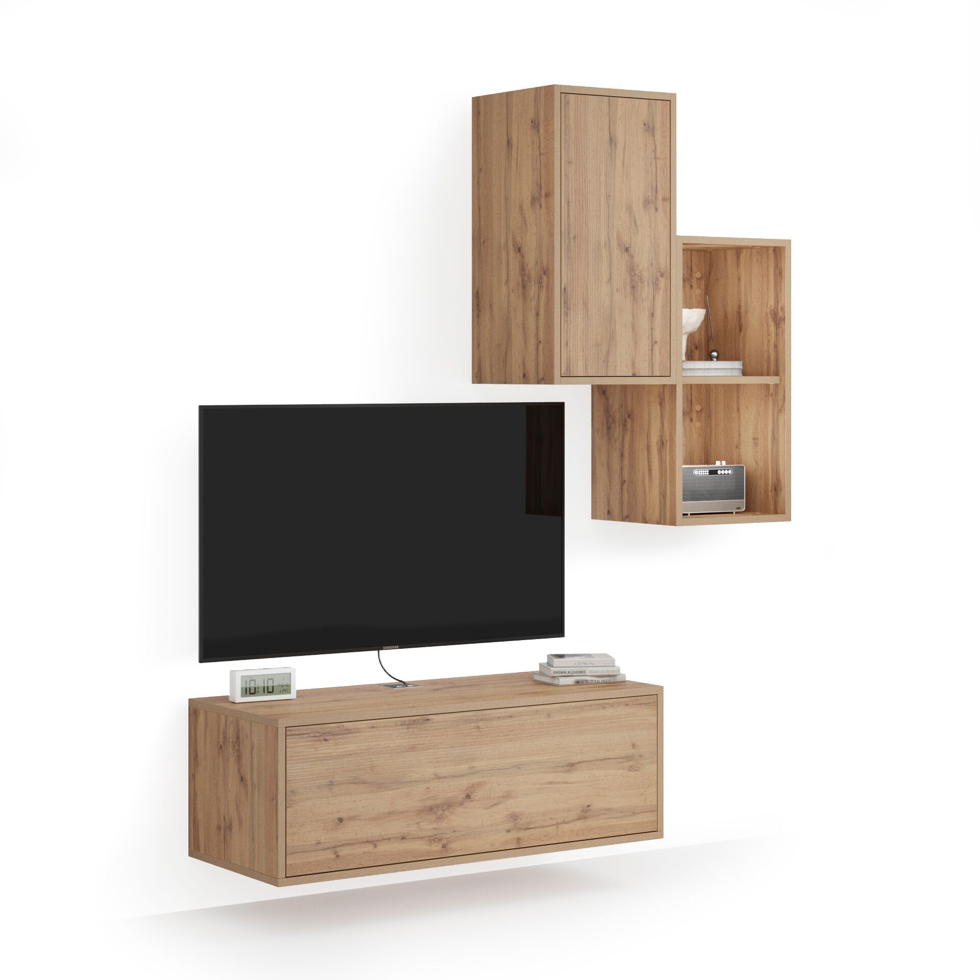 Модульная оборудованная стена установленная стеной в меламинированном Mobili Fiver IACOPO ARCH-00070420 - Вид №103