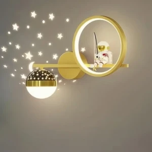 91643303 Настенный светильник светодиодный Flylight Cst-zv-gl-r теплый белый (желтый) свет цвет золотой STLM-0928984