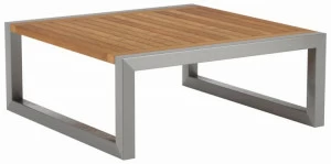 Royal Botania Низкий квадратный садовый столик из тика Ninix