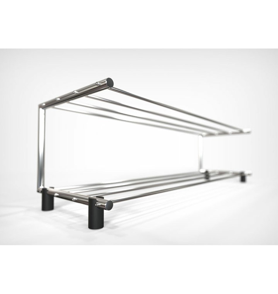 FROST Полка для обуви 1, 60см » матовая. Нержавеющая сталь Матовый N1929  - Вид №4