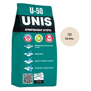 91886682 Затирка цементная Unis 1.5кг багамы STLM-1417908