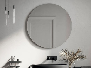 Круглое настенное зеркало для ванной комнаты