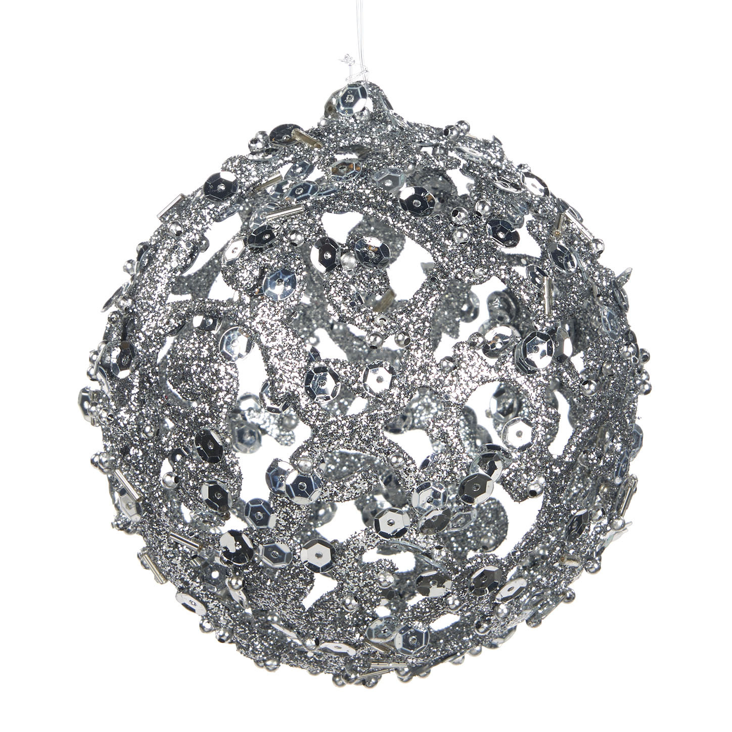 A 55142 Шар серебристый 10 см GOODWILL Santreyd 