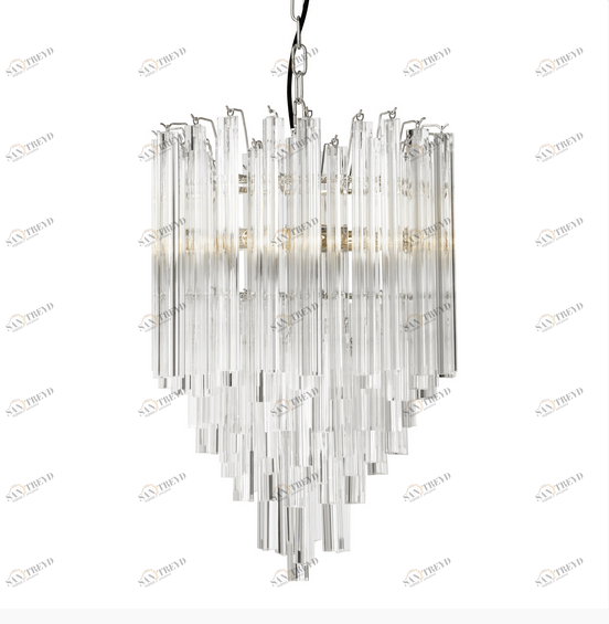 Люстра Salerno от Eichholtz прозрачная 109533 EICHHOLTZ ДИЗАЙНЕРСКИЕ, EICHHOLTZ 060647 Прозрачный 