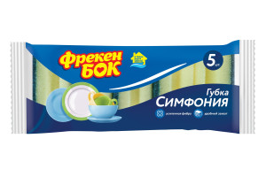 16219444 Кухонные губки Симфония 5 шт. 29286 Фрекен Бок