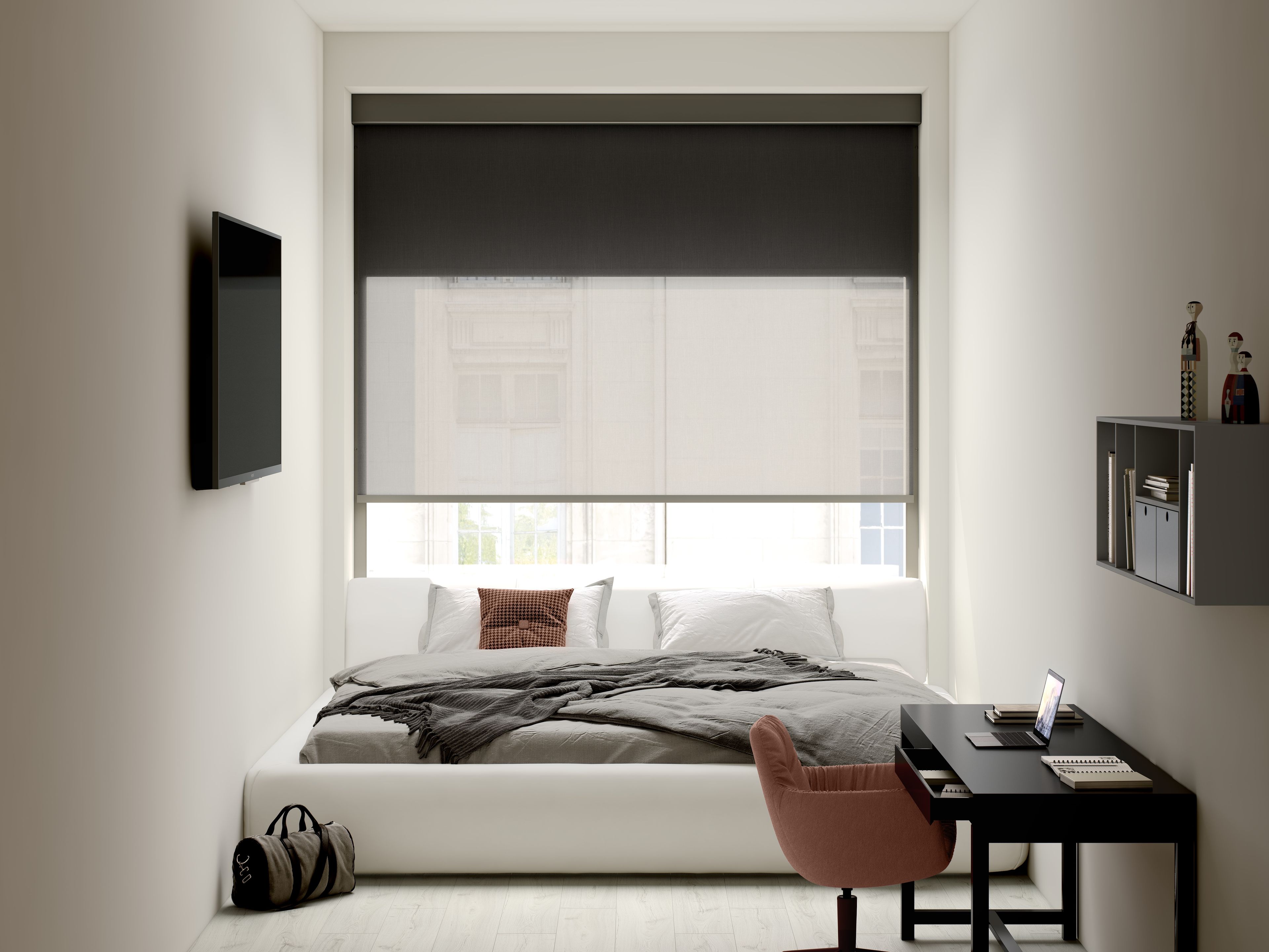 Рулонная занавеска из ткани Bandalux ZI-BOX DUO ARCH-00135455