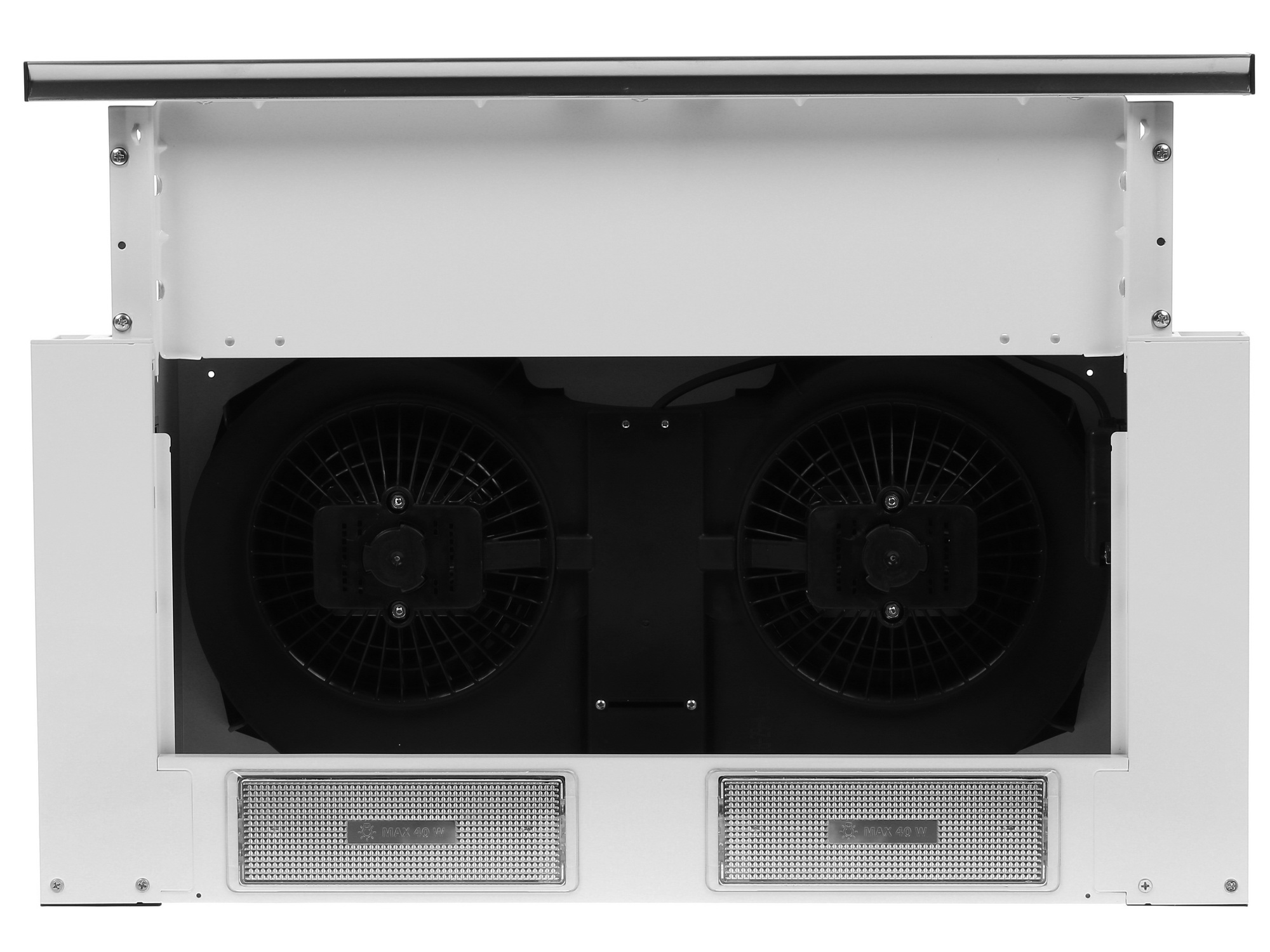 1256364 Вытяжка телескопическая KRONA KAMILLA 6002DNIX белый/серебристый STDN-0088058 - Вид №7