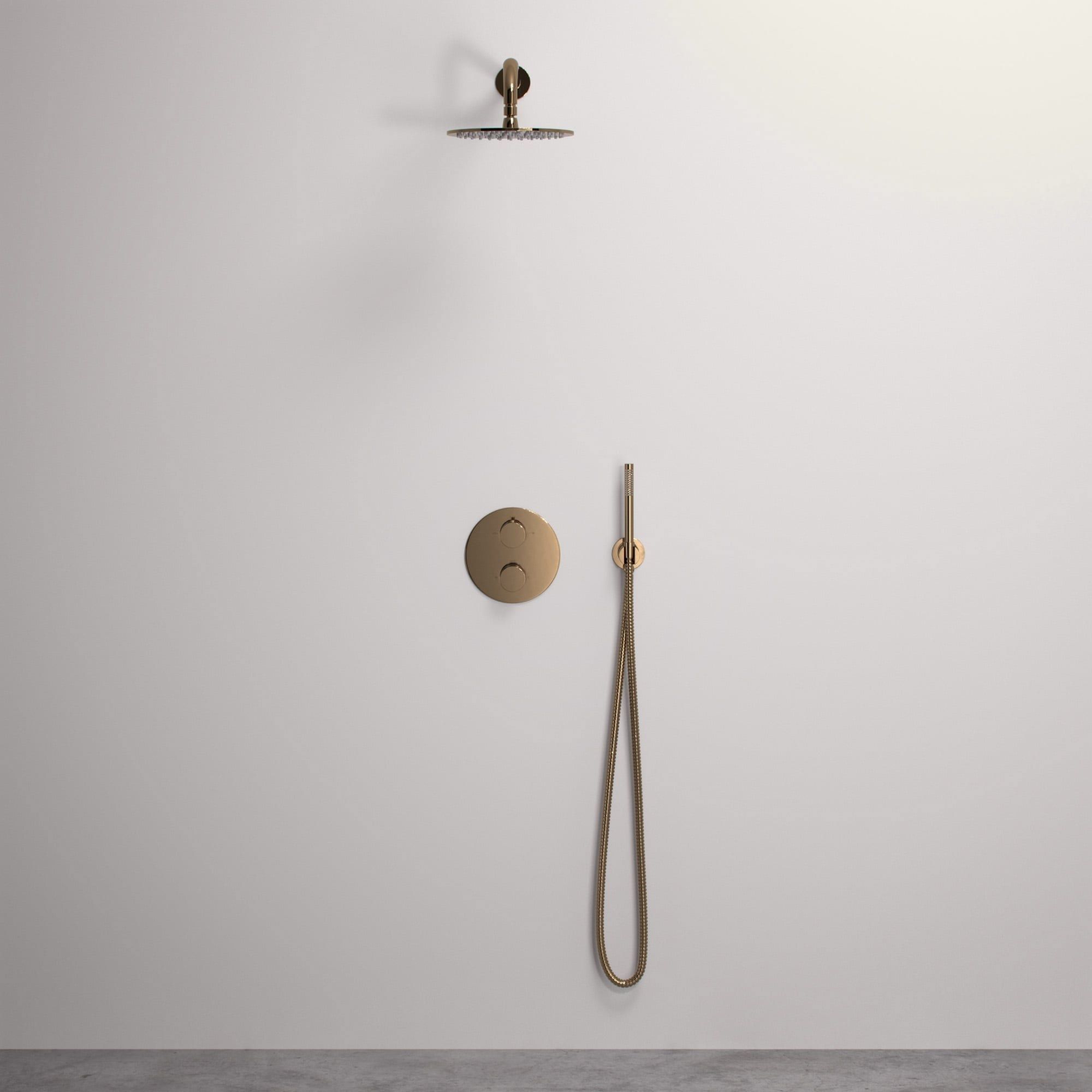 Встраиваемый смеситель для душа с 4 отверстиями и ручным душем LUSSO Luxe ARCH-00019541 - Вид №4