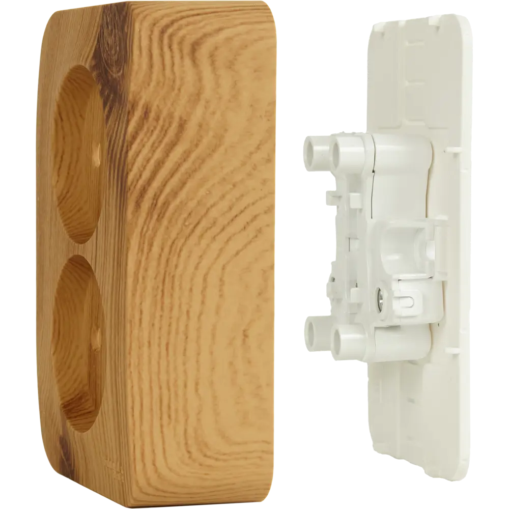 Розетка двойная накладная Schneider Electric Blanca без заземления цвет ясень 86720948 STLM-2198942 SYSTEME ELECTRIC - Вид №4