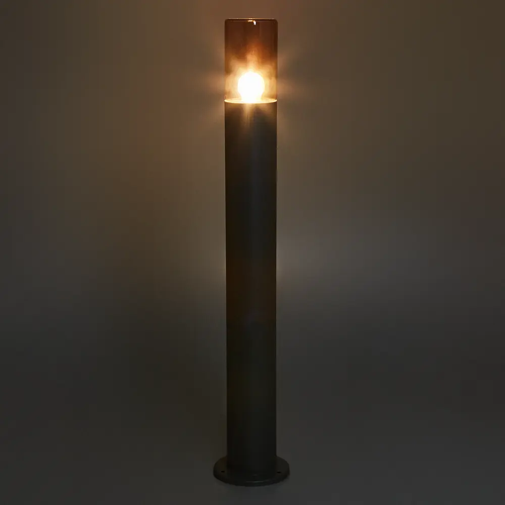 87098862 Столб уличный Ledvance «Endura Classic» Pipe AMB 80 см цвет черно-серебристый STLM-0073190