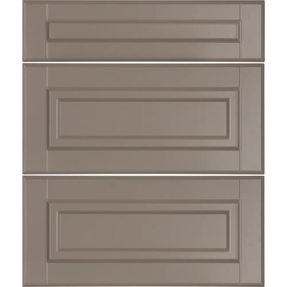 Двери для шкафа Delinia «Леда бежевая» 60x70 см, МДФ, цвет бежевый, 3 шт STLM-2035730