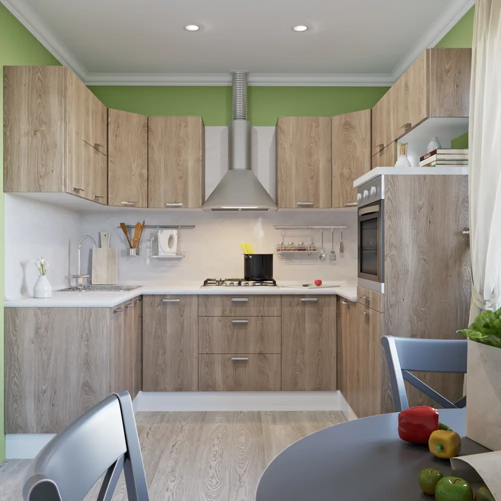 Дверь для шкафа Delinia «Вереск» 30x92 см, ЛДСП, цвет бежевый STLM-2090881 - Вид №2