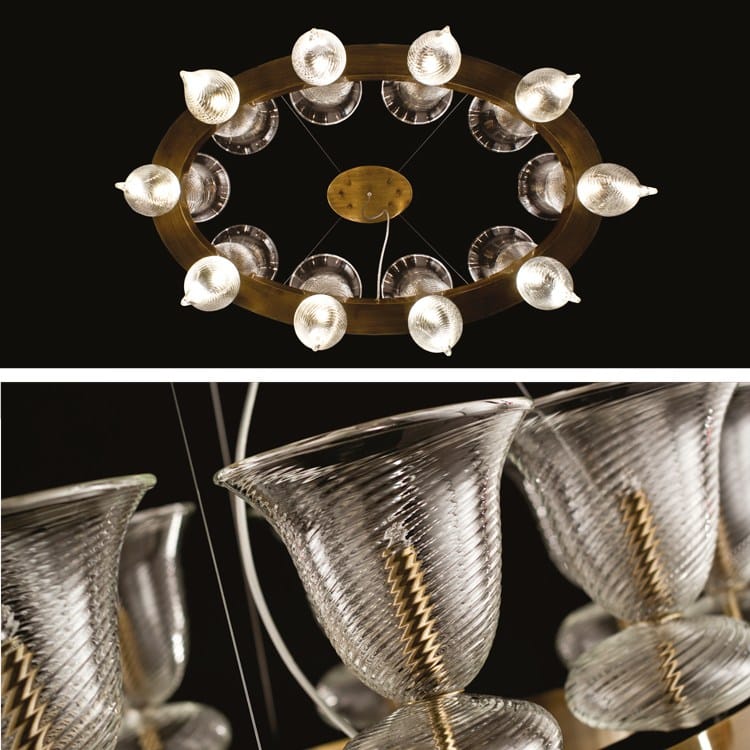 Подвесной светильник ручной работы из муранского стекла MULTIFORME ARCH-00053171 - Вид №2