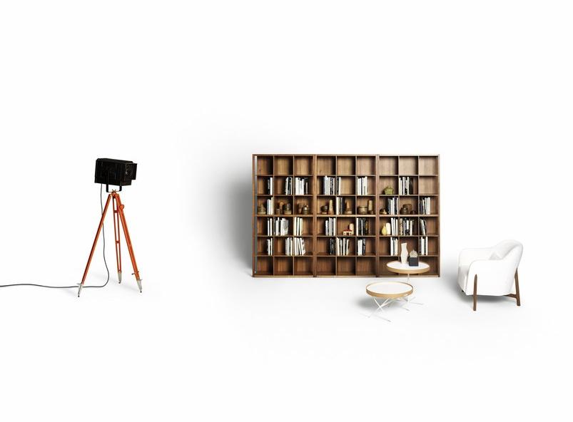 DE PADOVA Мягкое кресло со съемным чехлом из ткани с подлокотниками Pilotis sun-id-1404883 - Вид №1