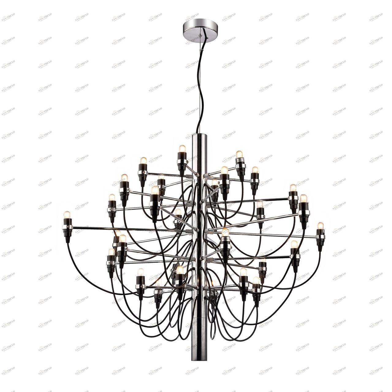 Подвесная люстра Divinare Molto 8030/02 LM-50 DIVINARE ДИЗАЙНЕРСКИЕ, MOLTO 108112 Хром 
