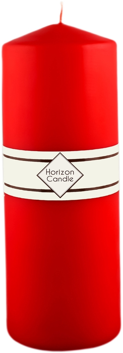 91017975 Свеча Horizon Candles столбик высота 200 мм d 70 мм красная STLM-0443369 MIR LIGHT