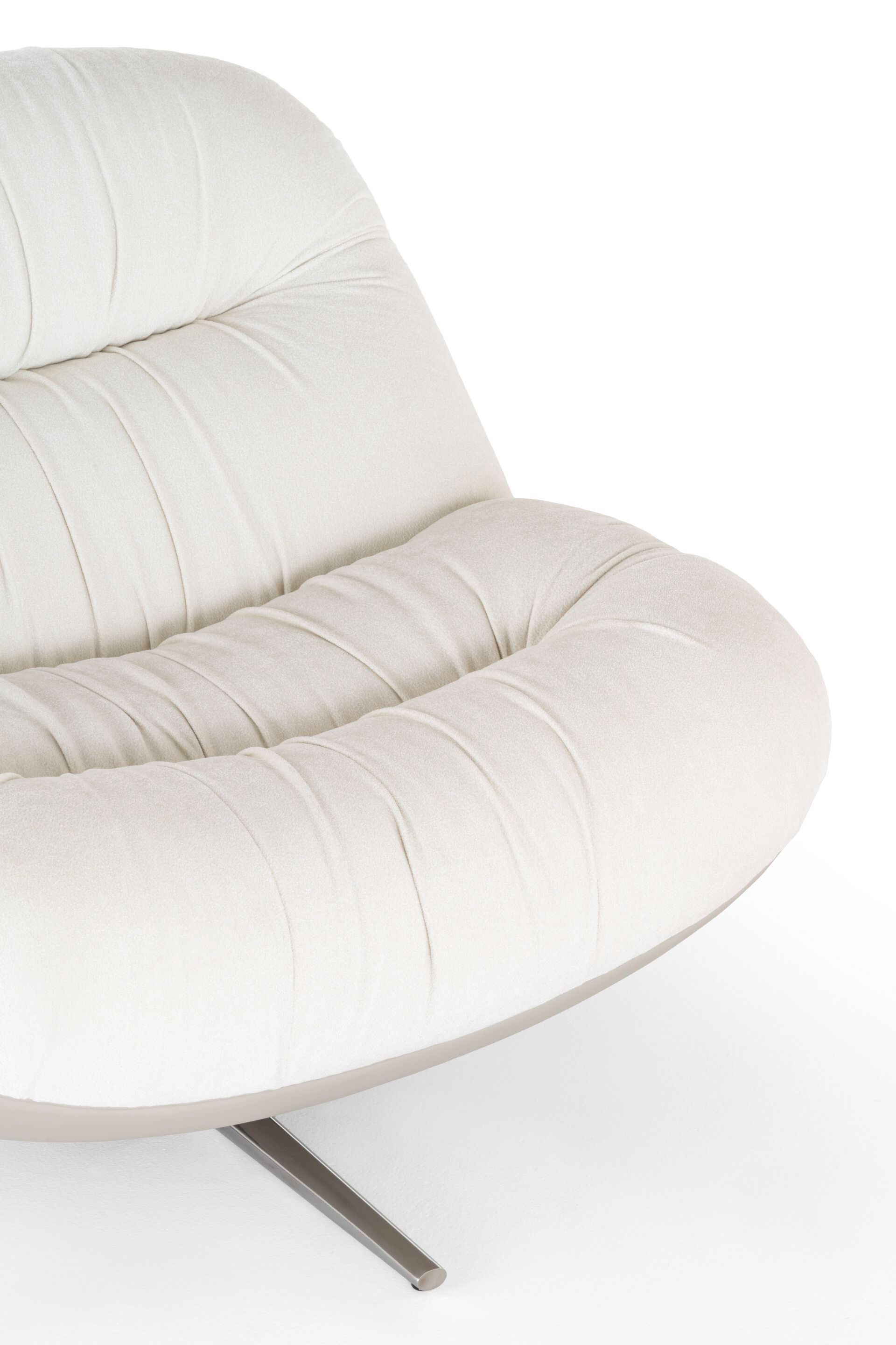 Вращающееся кресло из ткани и кожи Visionnaire AURA ARCH-00110208 - Вид №3