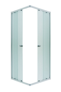 Б02546 Шторка для поддона FREYA 90х90х185 белый 1 Marka 