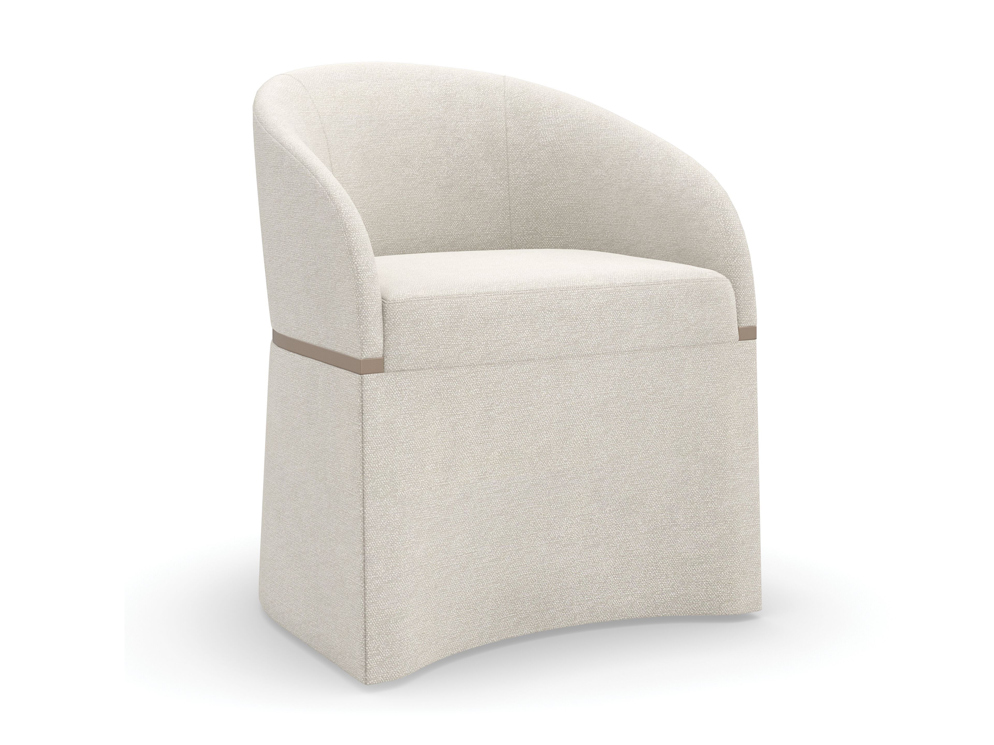 Бархатный мягкий стул с колесами Caracole DUNE ARCH-00050223 - Вид №10