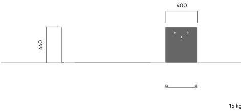 VESTRE Модульная скамья из стали и дерева со спинкой Vroom sun-id-1507607 - Вид №7