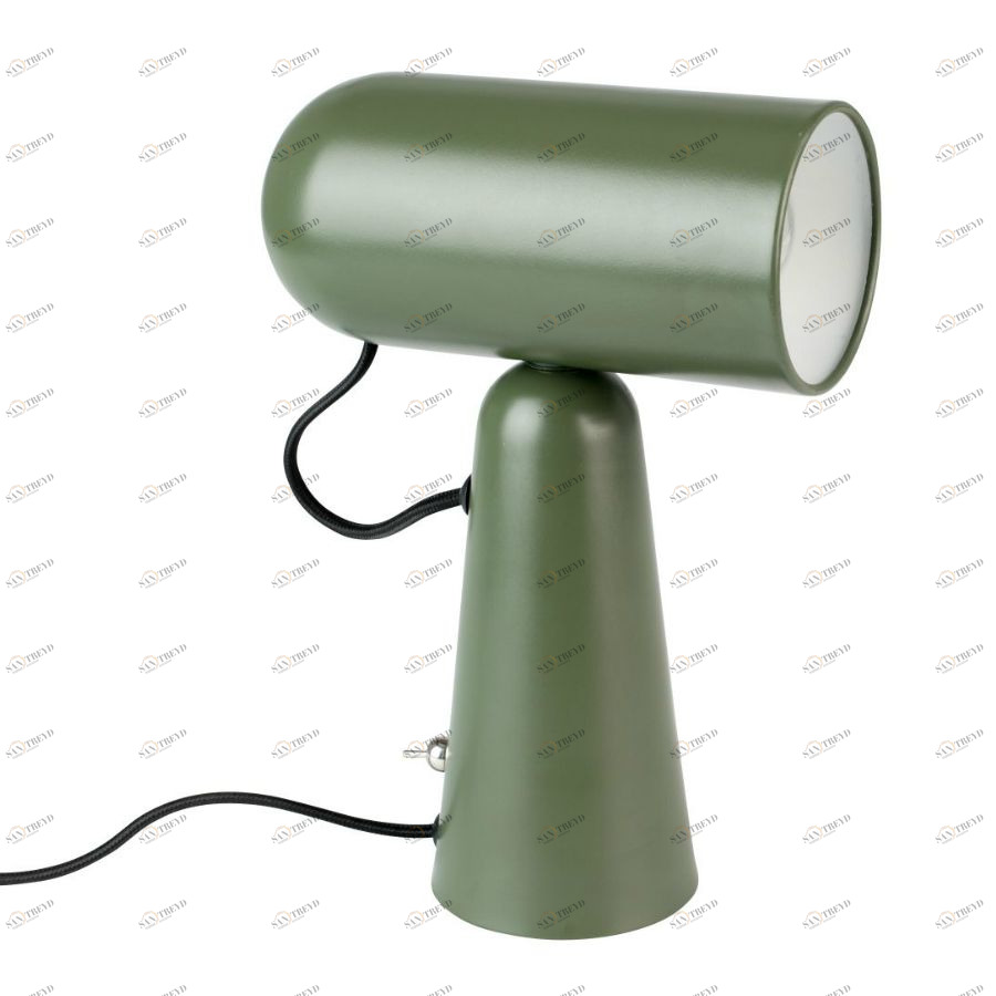 Лампа настольная Vesper, зеленая White Label Living 5200080