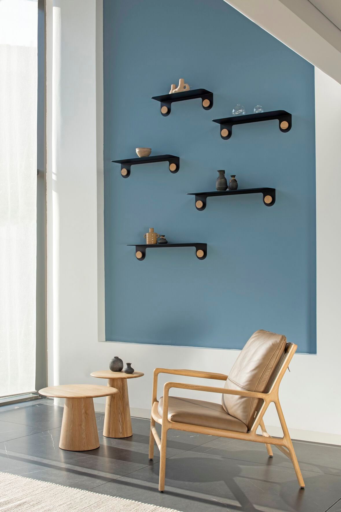 Круглый журнальный столик из дуба Gazzda Гриб ARCH-00019454 - Вид №12