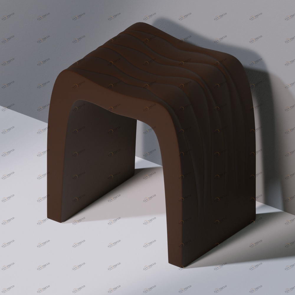 Стул для ванной C100 WAVES SEAT коричневый AeT ITALIA С100107