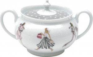 1044447 Haviland Сахарница 400мл "Мадемуазель развлекается" Фарфор