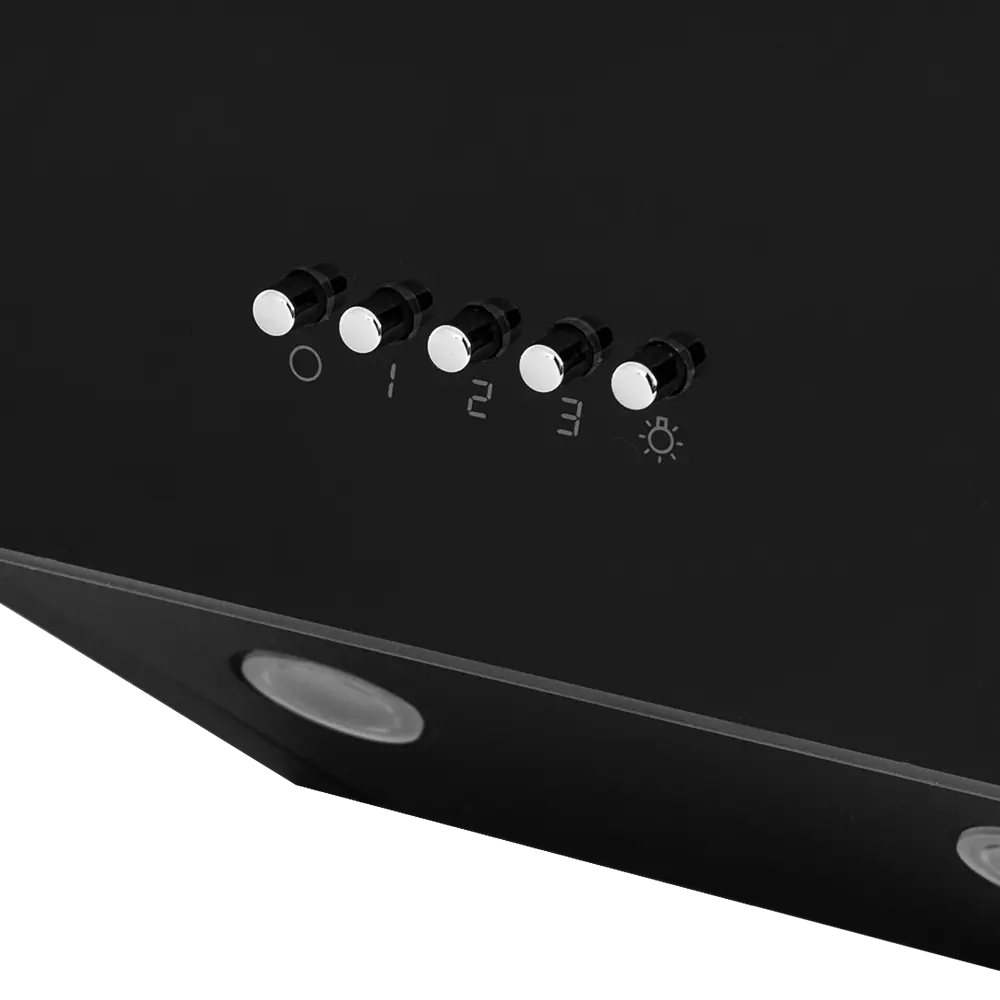 Наклонная вытяжка KITLL KCH 5102 с черным стеклом и LED-подсветкой 83591101 STLM-0042283 - Вид №5