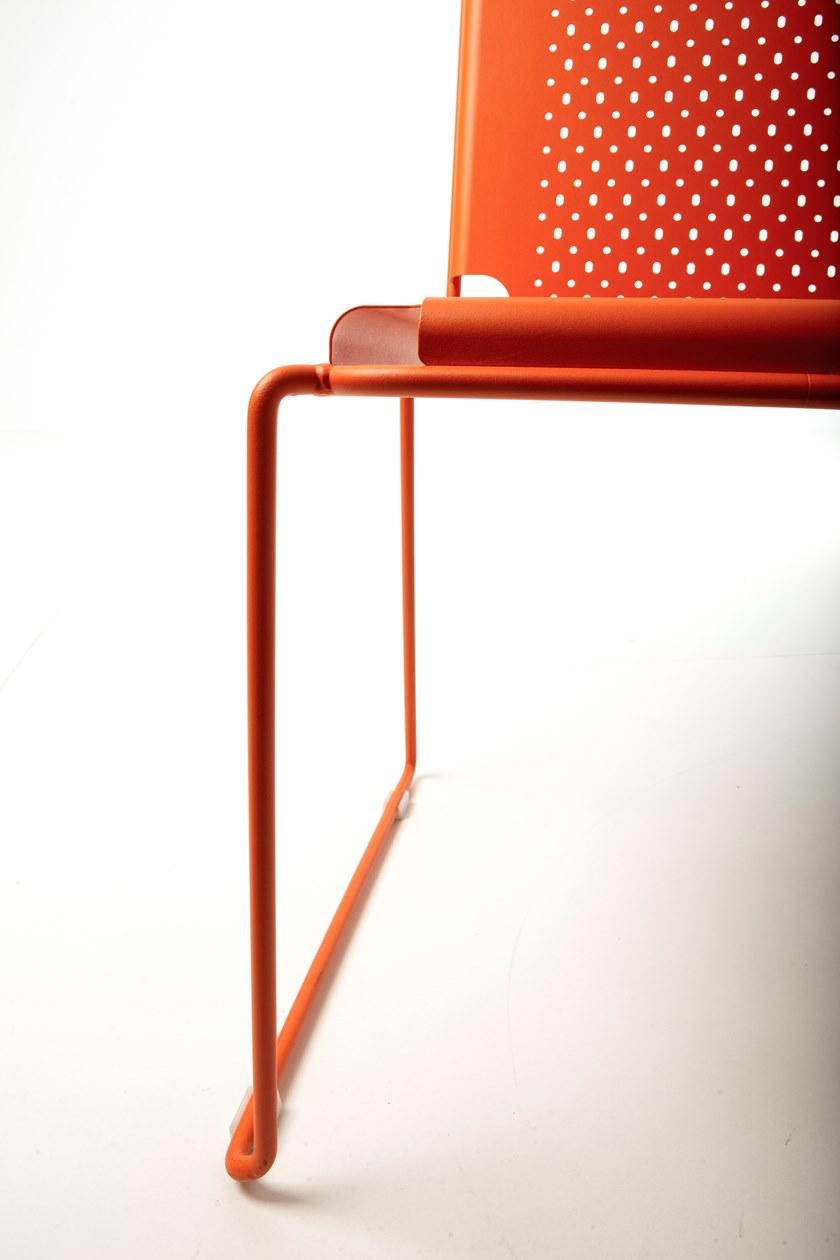 Officine Tamborrino Стул со стальными санями sun-id-1507768 - Вид №3