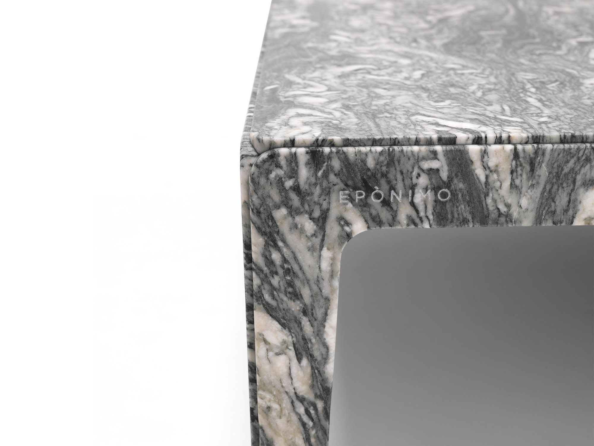 Мраморный квадратный низкий журнальный столик EPÒNIMO Rock ARCH-00088673 - Вид №7