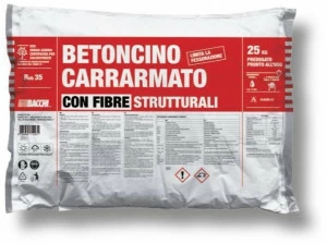 Bacchi Фибробетон в предварительно дозированном пакете Malte, massetti e betoncini