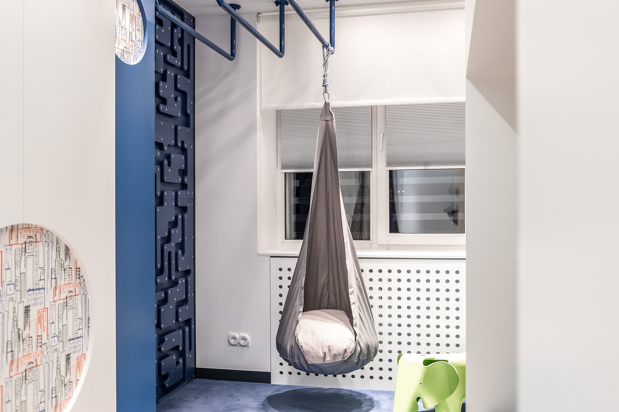 Подвесное кресло-кокон серое ПОКАЧАЙКА  00-3831142 Серый Santreyd  - Вид №4