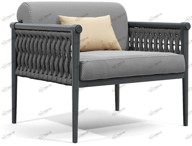 Atmosphera Садовое кресло с алюминиевыми и тканевыми подлокотниками Dandy 2.0 Da.pl