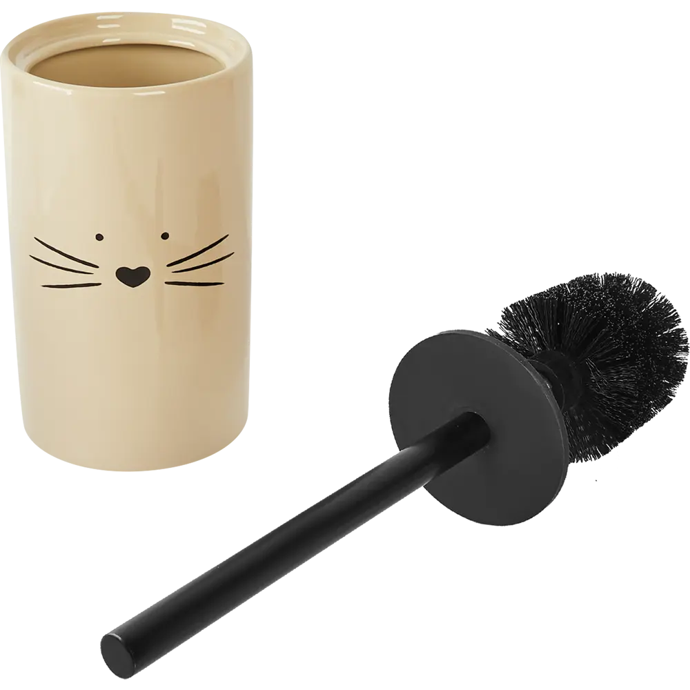 Ершик для унитаза Vidage Барсик цвет бежевый STLM-2067397 - Вид №2