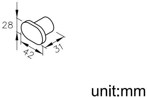 JUSTIME Крючок для халата / полотенцедержатель из хромированной латуни Charming 6922-50-80cp - Вид №1