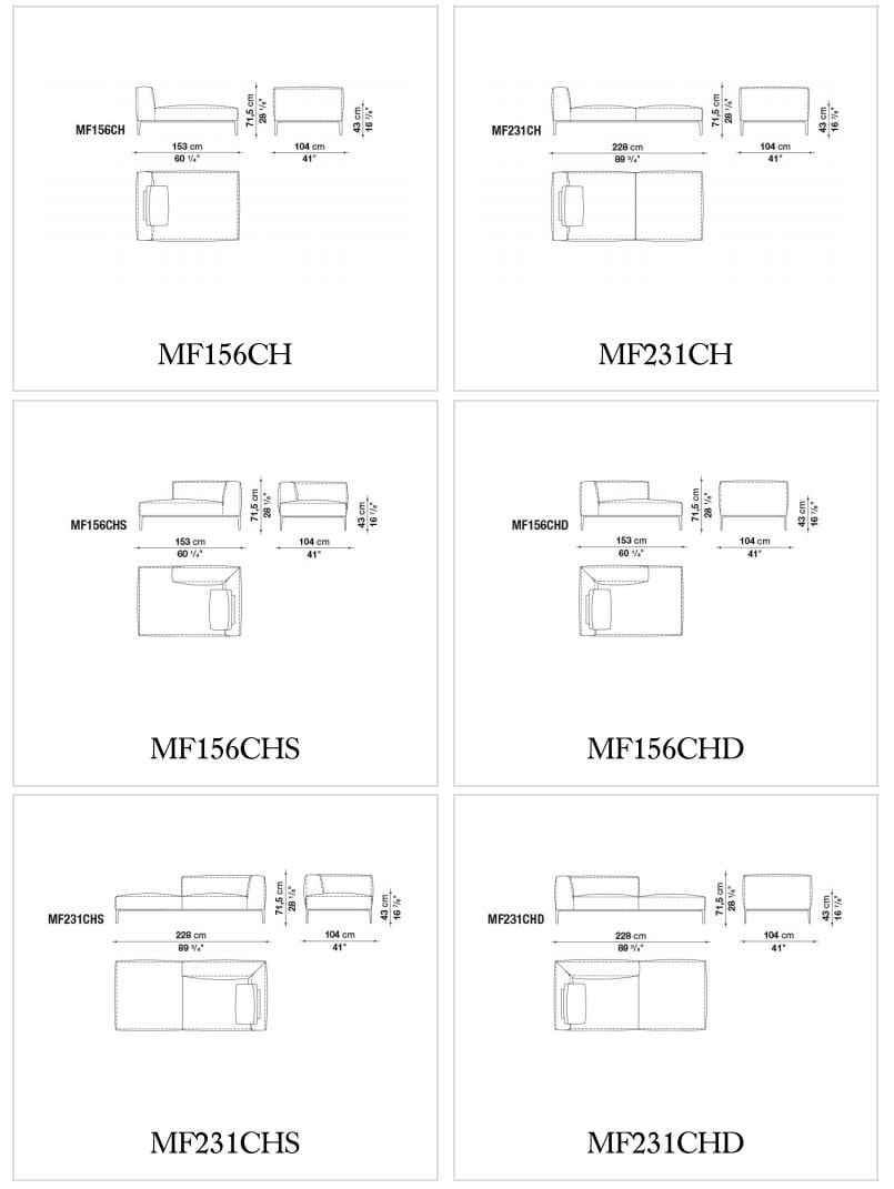 4-местный тканевый секционный диван B&B Italia Michel ARCH-00137188 - Вид №7
