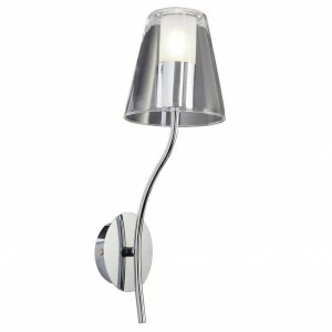 Бра со стеклянным плафоном хром Ursula FR5017WL-01CH FREYA URSULA 00-3929416 Прозрачный;хром