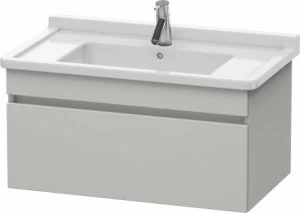 DS638800707 Тумбочка подвесная DuraStyle #DS6388 800 x 470 мм Бетонно-серый матовый декор