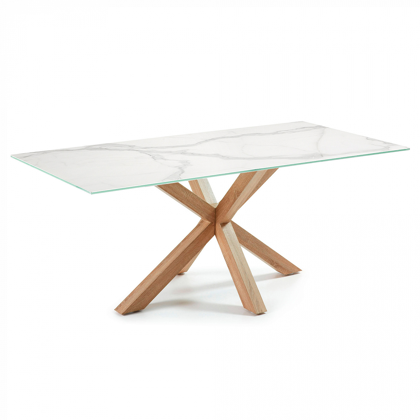 054214 Стол Arya 200x100 под дерево La Forma Argo - Вид №2