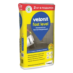 Наливной пол Vetonit Fast Level 22 кг