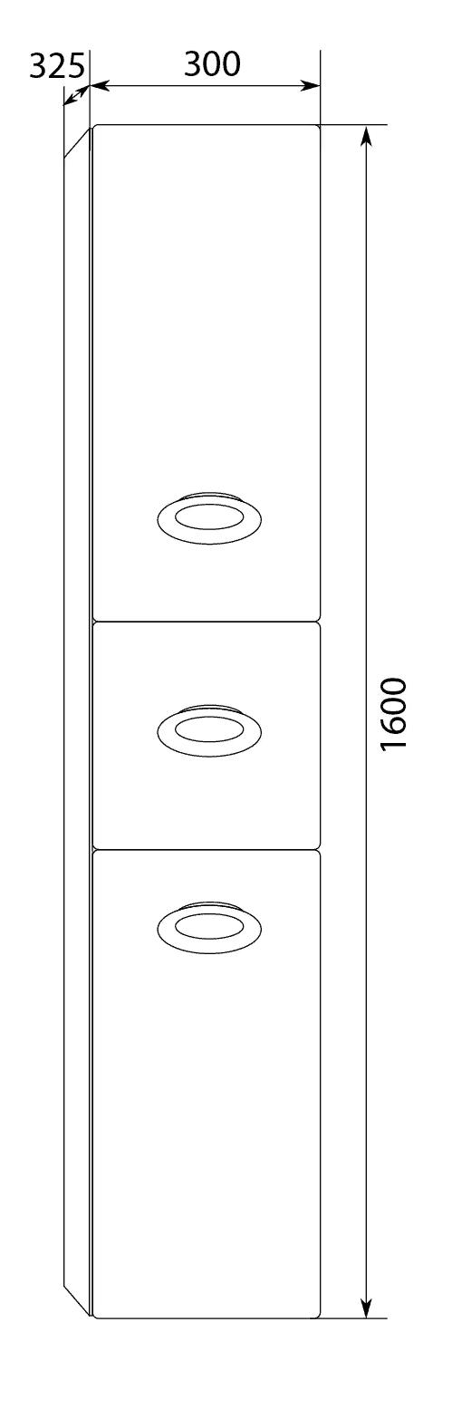 У73543 Пенал Arrondi 30П 2д. 1в.я. White L 1 Marka Art - Вид №1