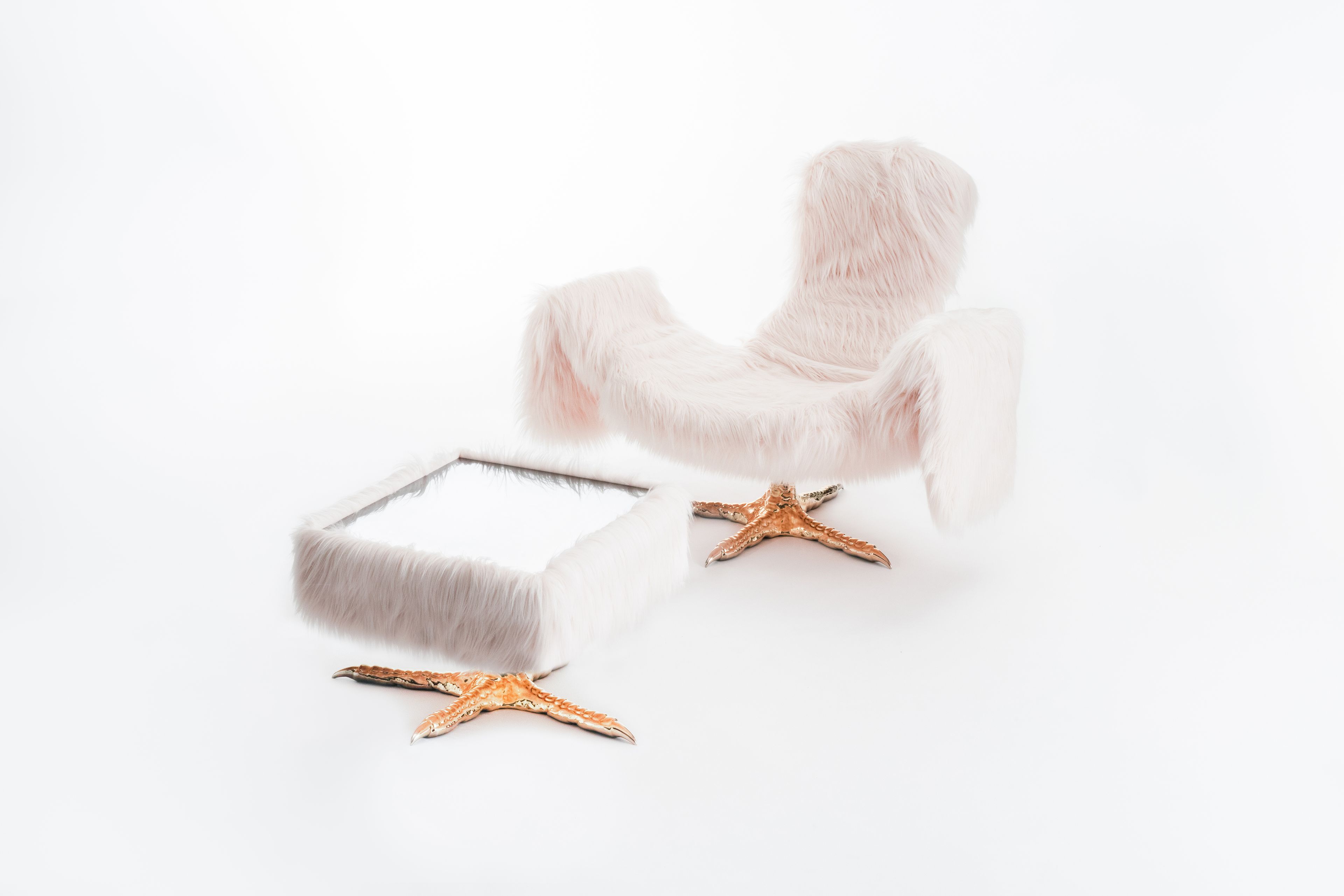 Меховое кресло с подлокотниками Driade Driade on Stage ARCH-00133994