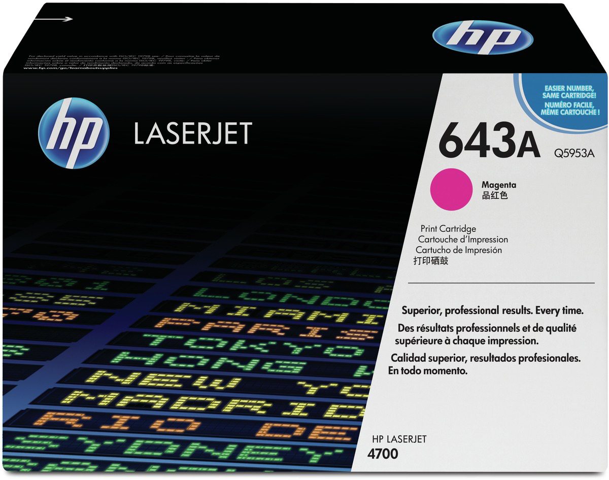 Q5953A color laserjet magenta print cartridge HP Santreyd 