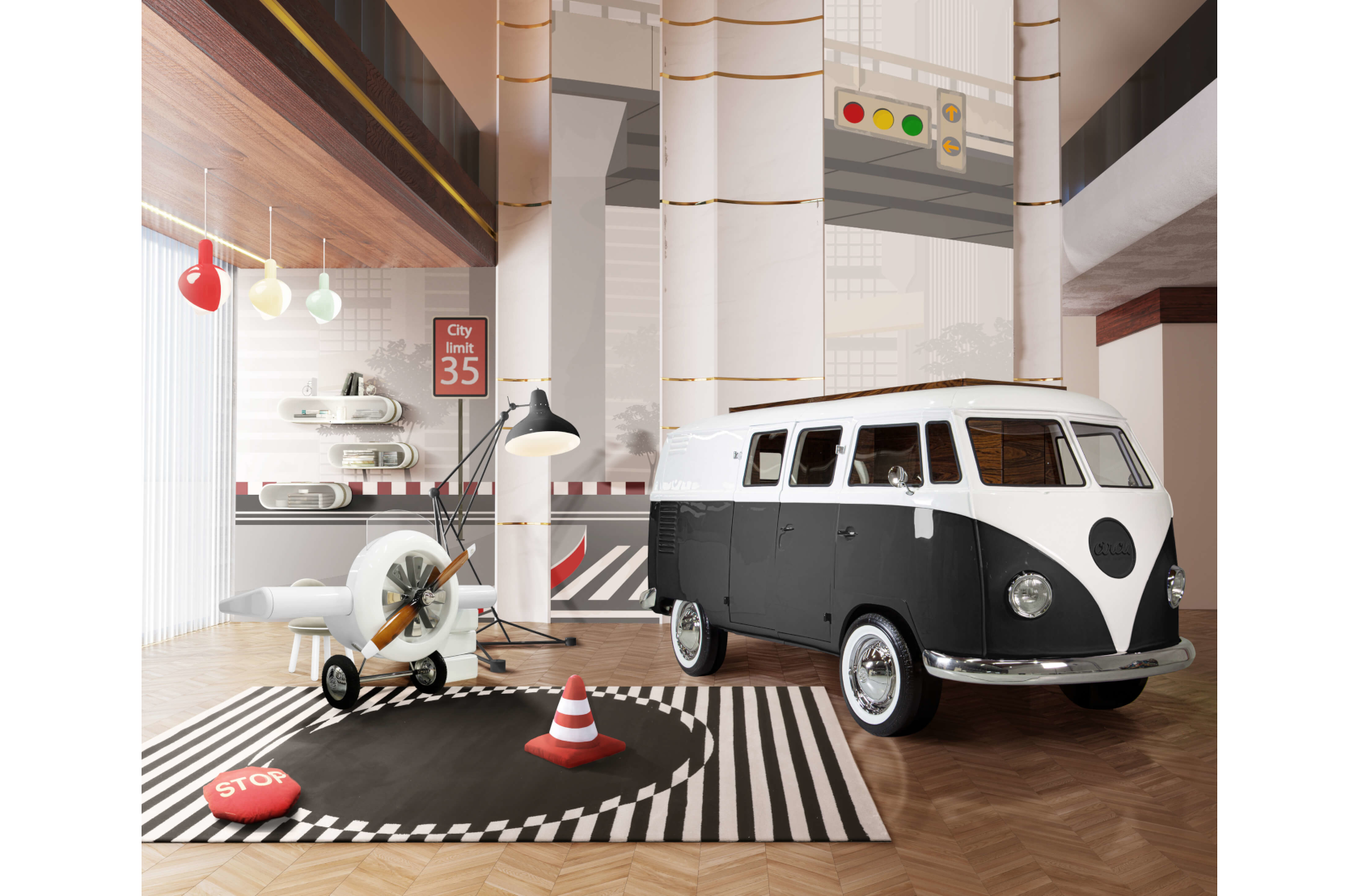 CIST515 Детский письменный стол Небо Circu  - Вид №8