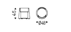 Круглая тумбочка с ящиками Cattelan italia NIGEL ARCH-00081071 - Вид №5