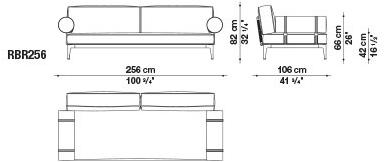 B&B Italia Outdoor 2-местный тканевый садовый диван Ribes sun-id-1372306 - Вид №34